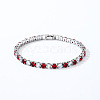 Brass Micro Pave Cubic Zirconia Slider Bracelets for Woman AW4162-13-1