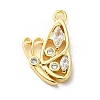 Brass Micro Pave Cubic Zirconia Pendants ZIRC-P113-02G-1