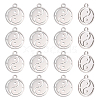 Unicraftale 16Pcs 201 Stainless Steel Charms STAS-UN0030-53-1