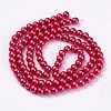 Glass Pearl Beads Strands HY-XCP0001-03C-2