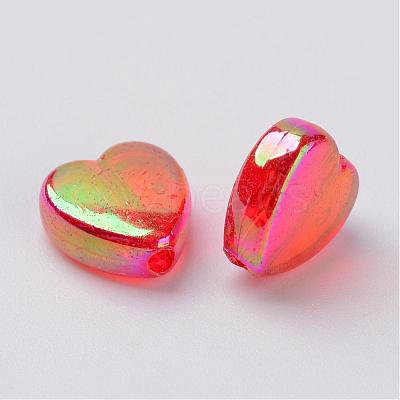 Eco-Friendly Transparent Acrylic Beads PL539-806-1