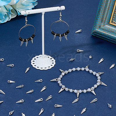 50Pcs Zinc Tibetan Style Alloy Charms FIND-SC0023-89-1