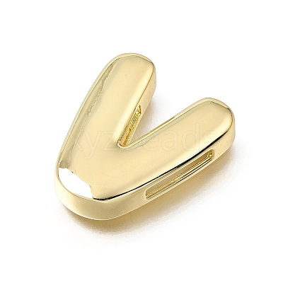 Brass Slide Charms KK-Z163-01G-V-1