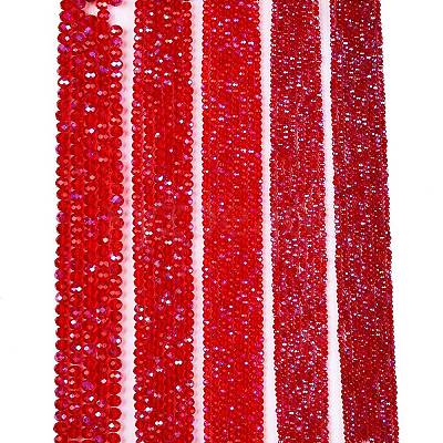 Electroplate Glass Beads Strands EGLA-A044-T6mm-L01-1