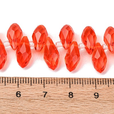 Crystal Glass Beads Strands GLAA-D033-40-1