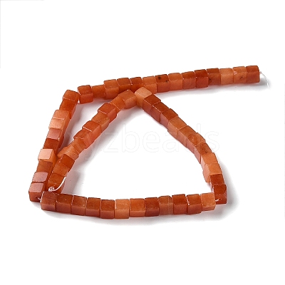 Natural Dyed White Jade Beads Strands G-Q008-C01-01A-1