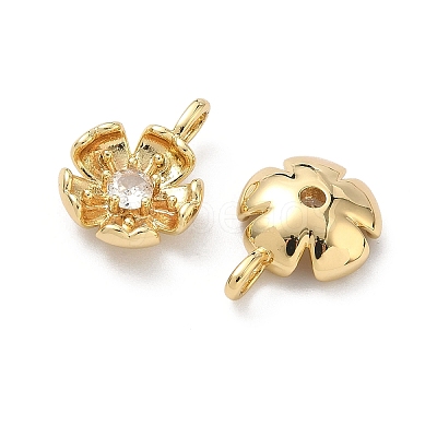Brass Micro Pave Cubic Zirconia Pendants LS-KK-L260-07G-1