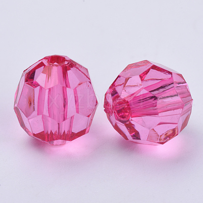 Transparent Acrylic Beads TACR-Q257-6mm-V08-1