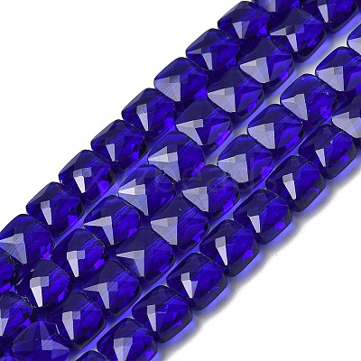 Transparent Glass Beads Strands GLAA-L050-A10-1