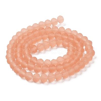 Transparent Glass Beads Strands X1-EGLA-A034-T6mm-MD21-1