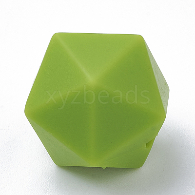 Food Grade Eco-Friendly Silicone Focal Beads SIL-T048-17mm-08-1
