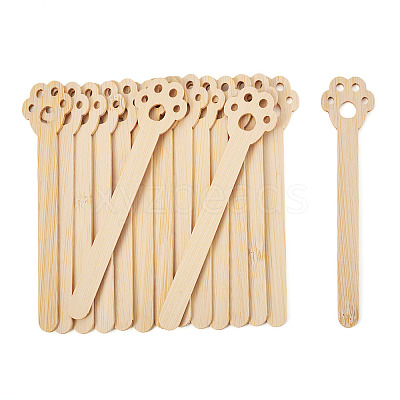 50Pcs Wooden Cakesicle Sticks AJEW-TA0018-01A-1