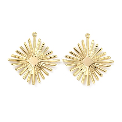 Brass Pendants KK-L208-13G-1