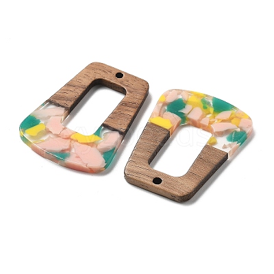 Resin and Walnut Pendants FIND-R051-02H-1