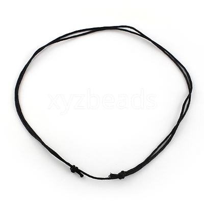 Waxed Cotton Cord Necklace Making X-NJEW-R186-03-1