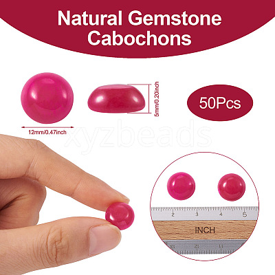 Natural White Jade Cabochons X-G-T073-23-1