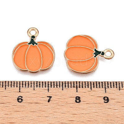 Thanksgiving Day Theme Alloy Enamel Pendants ENAM-T020-35N-1