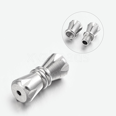 Tarnish Resistant 304 Stainless Steel Screw Clasps LS-STAS-L135-03-1