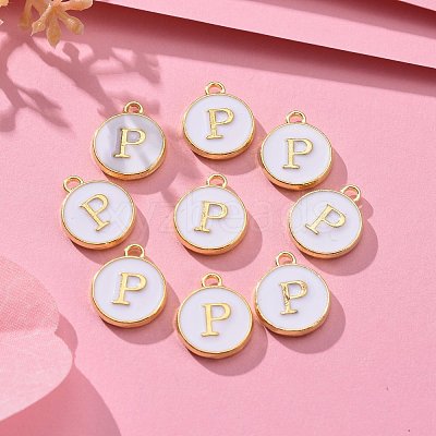Golden Plated Alloy Charms X-ENAM-S118-01P-1
