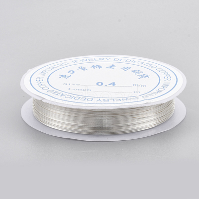 Round Copper Jewelry Wire X-CWIR-Q006-0.5mm-S-1