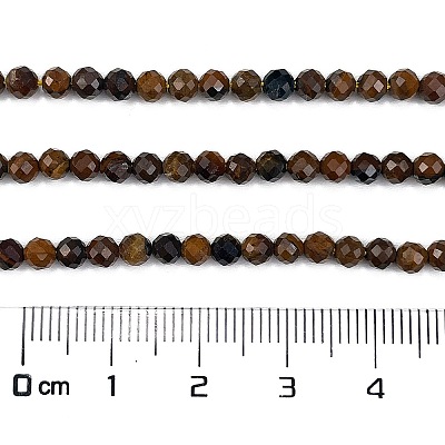 Natural Tiger Eye Beads Strands G-M399-03C-01-1