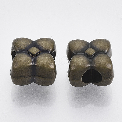 CCB Plastic European Beads CCB-S163-104AB-1