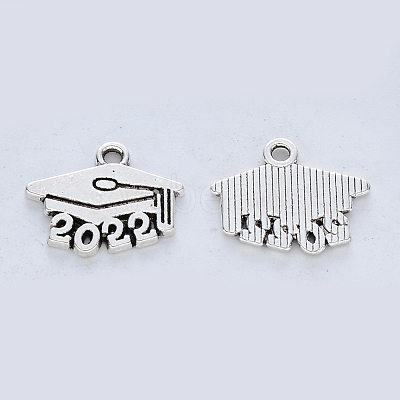 Tibetan Style Alloy Pendants X-TIBE-R316-139AS-RS-1