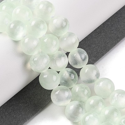 Natural Selenite Beads Strands G-C142-01A-06-1