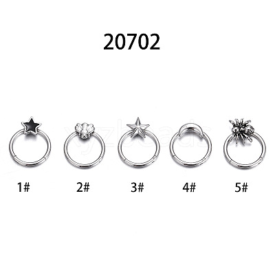 Halloween Stainless Steel Nose Rings WGADCDD-01-1