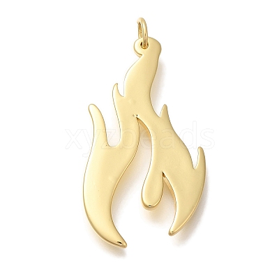 Rack Plating Brass Pendants KK-I720-32G-1
