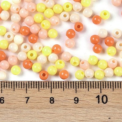 Opaque Acrylic Beads X1-OACR-H118-07B-05-1