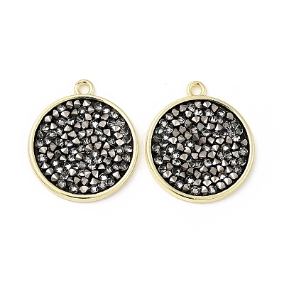 Rhinestone Pendants KK-C246-08LG-1