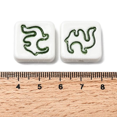Handmade Porcelain Beads PORC-Z004-02D-1