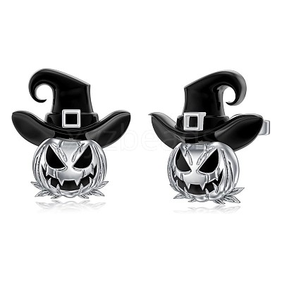 Halloween Alloy Enamel Stud Earrings WGD1460-01-1