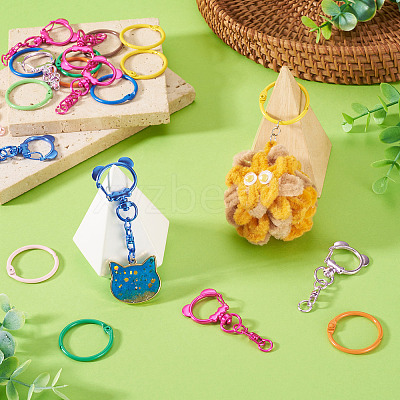 15Pcs Alloy Swivel Clasps FIND-TA0010-55-1