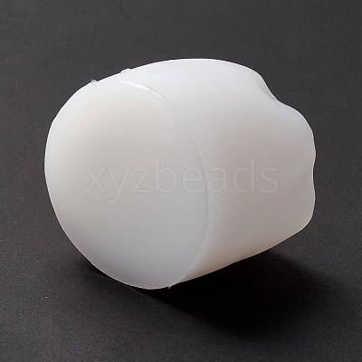 DIY Halloween Theme 6Pcs Skulls Pumpkin-shaped Candle Making Silicone Statue Molds DIY-D057-04-1