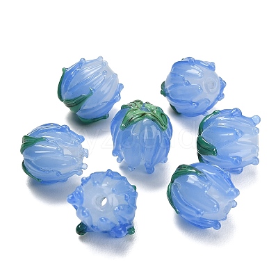 Handmade Lampwork Beads LAMP-F041-02-A12-1