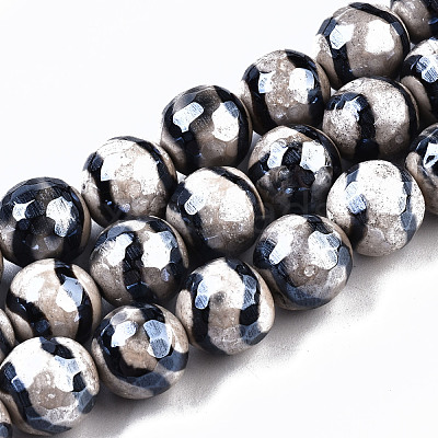 Tibetan Style dZi Beads G-S359-257B-1