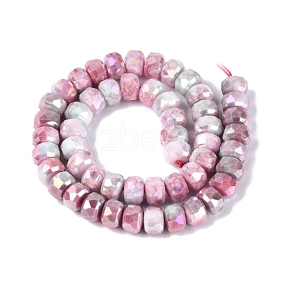 Anti-Tarnish Electroplate Glass Beads Strands GLAA-T025-10mm-11J-1