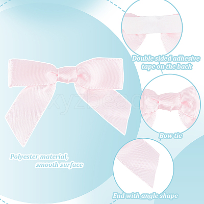 50Pcs Polyester Bowknot DIY-DR00010-1