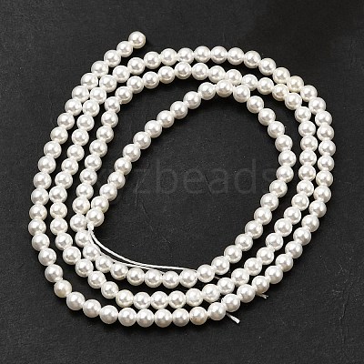 Electroplated Shell Pearl Beads Strands BSHE-K017-2.5mm-1