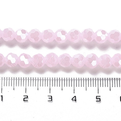 Electroplate Glass Beads Strands EGLA-A035-J6mm-A02-1