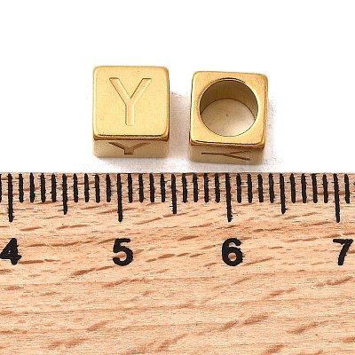 304 Stainless Steel European Beads STAS-D382-02Y-G-1