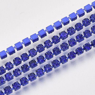 Electrophoresis Iron Rhinestone Strass Chains CHC-Q009-SS6.5-B03-1