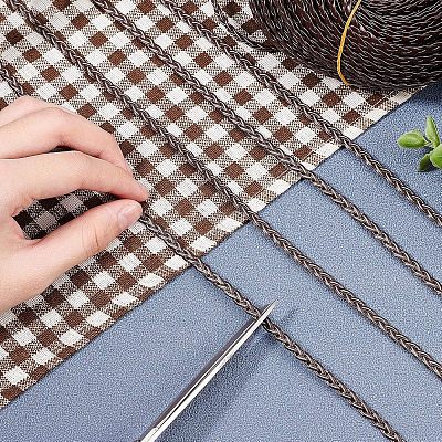 Braided Imitation Leather Cords OHAR-WH0016-27B-1