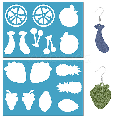 Acrylic Earring Handwork Template DIY-WH0359-066-1