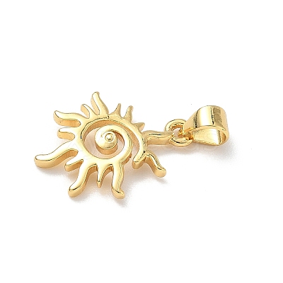 Brass Pendants KK-P330-07G-1