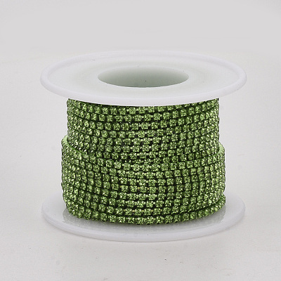 Electrophoresis Iron Rhinestone Strass Chains CHC-Q009-SS6.5-B06-1