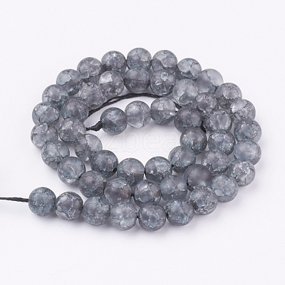 Synthetic Crackle Quartz Bead Strands CCG-K002-8mm-08-1
