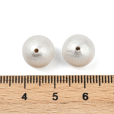 Compressed Cotton Pearl Beads WOVE-V001-A01-10mm-1